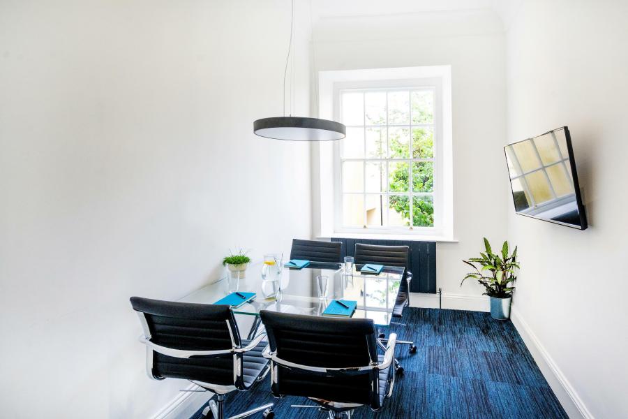 4-person meeting room at Square Works in Hotwells, Bristol