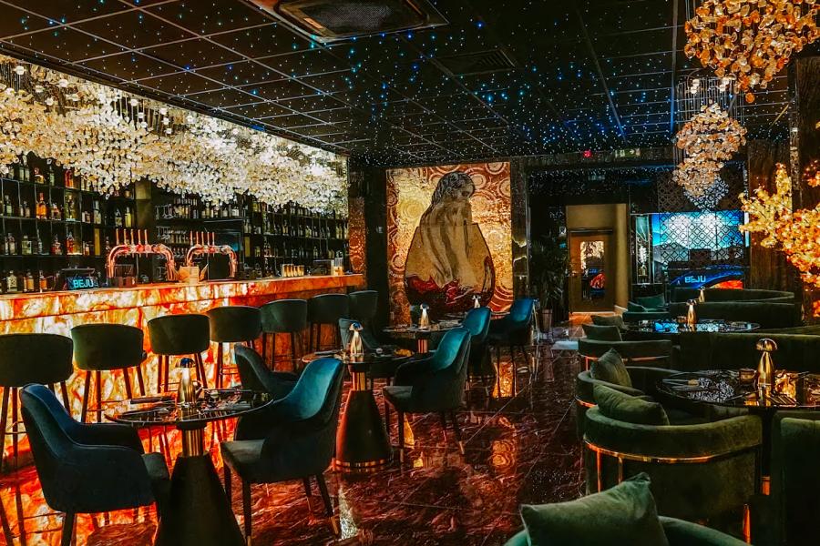 Downstairs Area at BEJU Restaurant & Bar in Sheffield